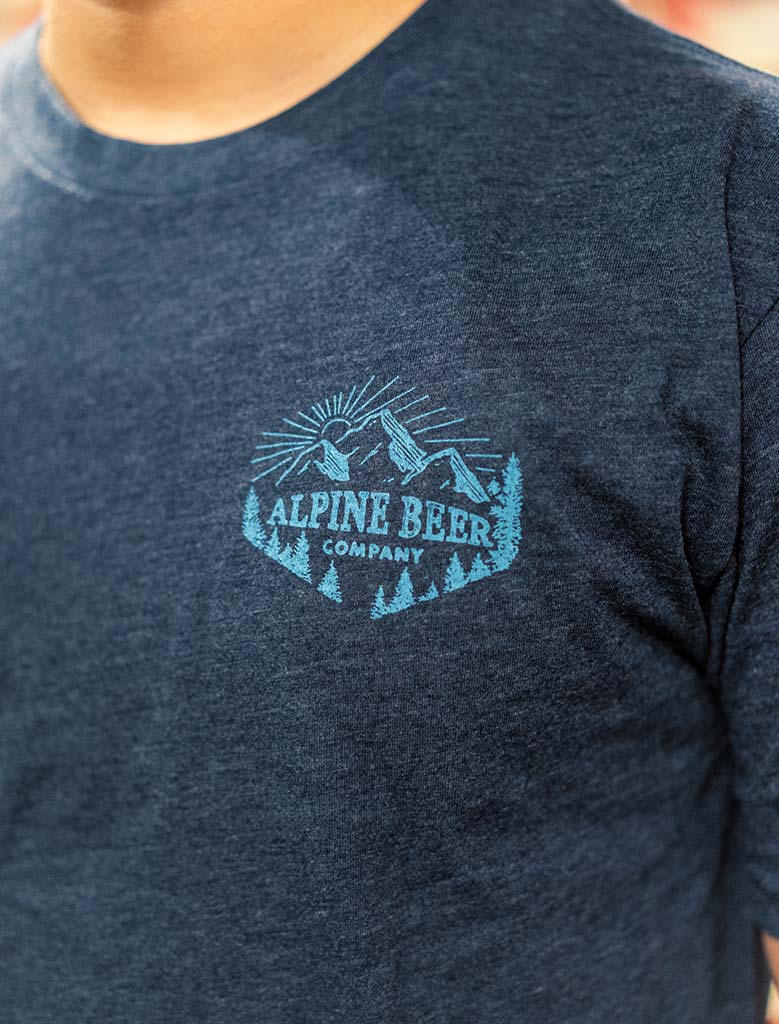 Hand Drawn Tee Navy